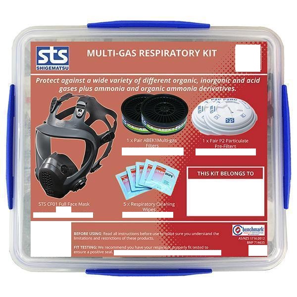 cf01 mask multi-gas respiratory kit