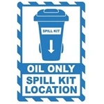 Oil Spill Kit Location Sign