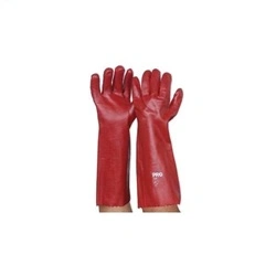 PVC Long Single-Dipped Gloves
