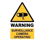 Warning Surveillance Cameras Sign