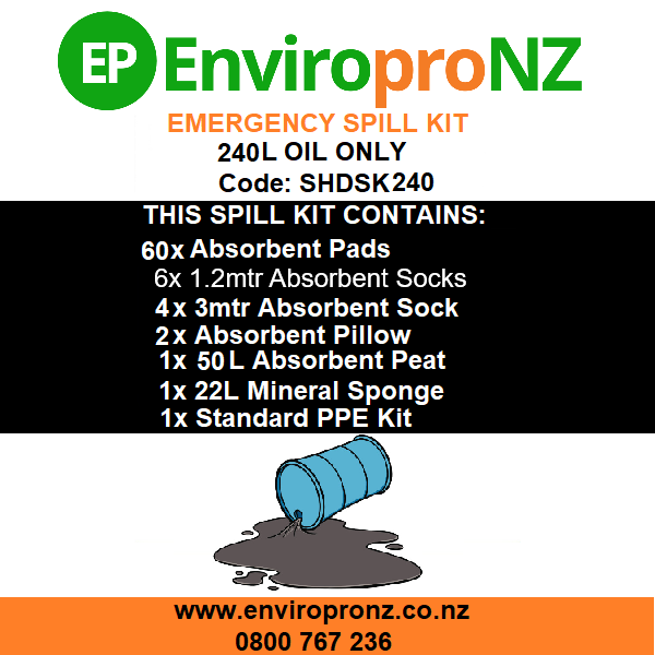 240L Oil/Hydrocarbon Spill Kit